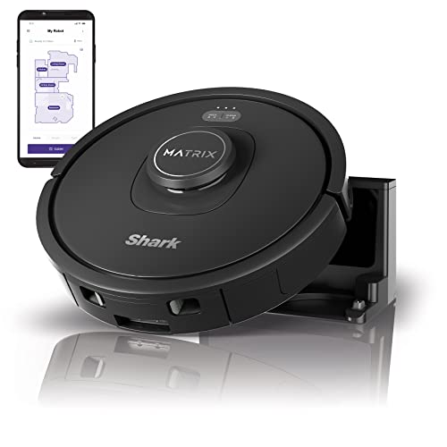 Shark RV2310 Matrix Robot Vacuum with Self-Cleaning Brushroll for Pet Hair, No Spots Missed on Carpets and Hard Floors, Precision Home Mapping, Wi-Fi Black/Silver, 0.5 Quarts by Shark - Used condition - US$135.05