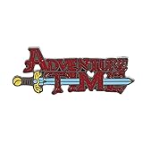 Cartoon Adven-ture Time Sword Pin - Letter Enamel Brooch Badges Pins for Backpack Bag Hat, Jewelry Accessories Gifts for Fans