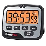 TempPro TM01 Kitchen Timers for Cooking with Count Up Countdown Timer, Digital Timer for Kids Students with Touch Backlight, Study Timers for Classroom Teacher Supplies(Previously ThermoPro)