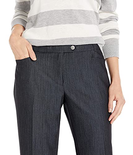 Image of Calvin Klein Women's Classic Fit Straight Leg Lux Suit Pants