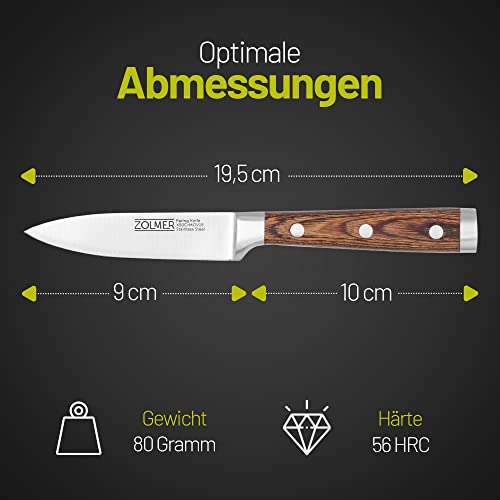 Foto von Profi Gemüsemesser mit ergonomischem Pakkaholzgriff