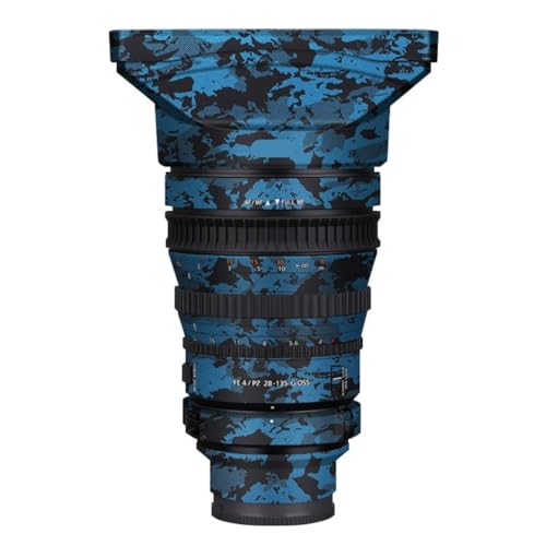 Capuchon objectif Sony FE PZ 28-135 mm F4 bleu nuit de voyage