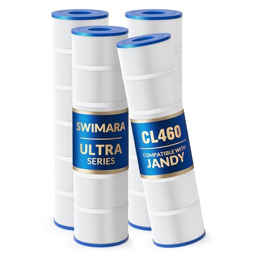 Swimara Pool Filter Cartridges Replacement for Jandy CL/CV Series, 5oz Trilobal Heavy-Duty Fabric...