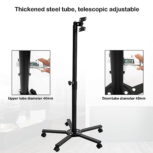 Soporte móvil para TV de 14 a 27 pulgadas, altura ajustable miniatura 6