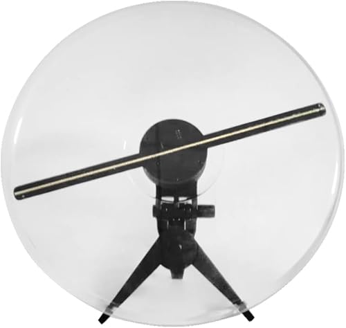 TL TENLOG 3D Holographic Advertising Display 32cm/12.5in LED Fan, Nursery Night Lights，Home Night Lights, Creative Light, Image Projection, Suitable for Home, Shop, Bar, Happy Atmosphere.