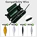 HONDERSON 6 Pack Outdoor Extension Cord Cover IP44 Waterproof, Weatherproof Extension Cord Protector Box for Outdoor Plug & Outlet, Ideal for Christmas Lights, Garden Tools, Patio, Green