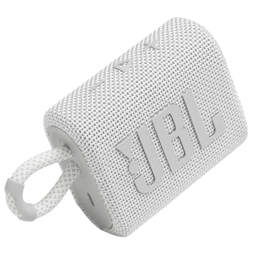 JBL GO 3 kleine Bluetooth Box - Weiß – Wasserfester, tragbarer Lautsprecher für unterwegs… – Ansicht 2