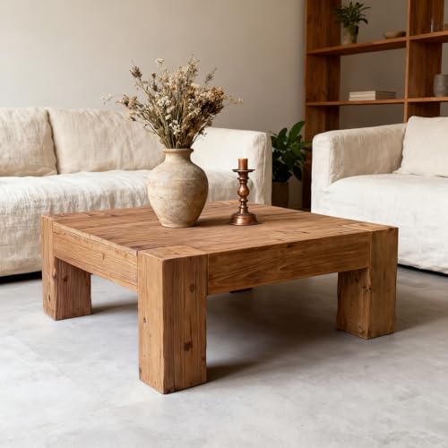 Solid Wood Coffee Table for Living Room