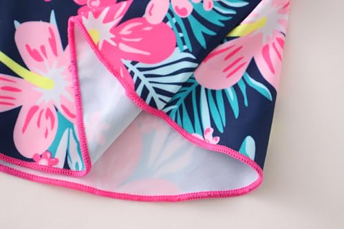 Image of Akokvlar Girl One Piece Swimsuit with Skirt Bathing Suit Swimwear 3-16Y