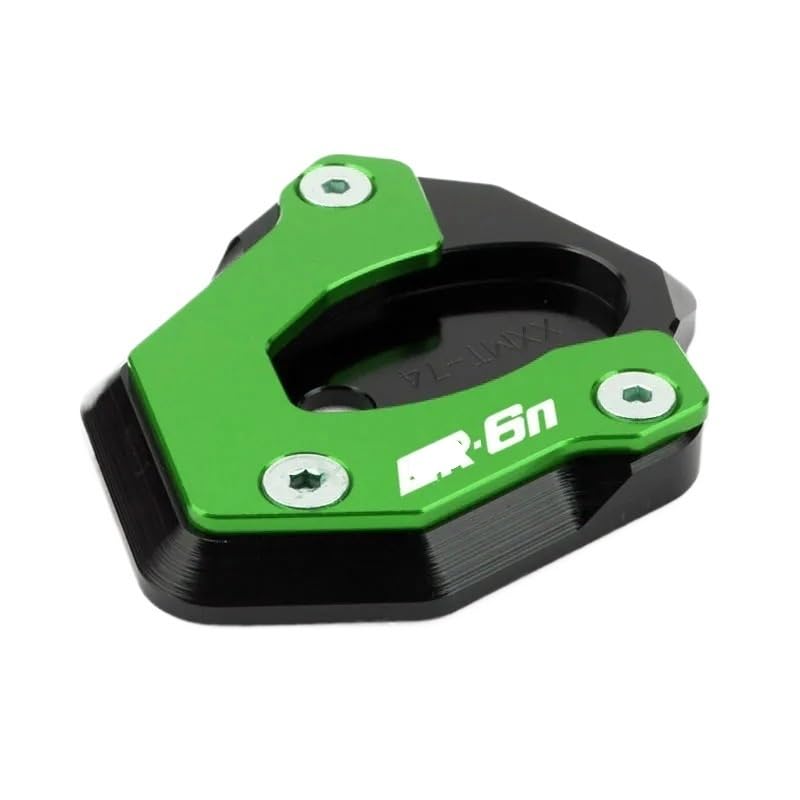 Kickstand Plate Extender For ER-6N ER6N ER 6N ER-6F ER6F ER 6F 2012-2016 2015 Motorcycle CNC Kickstand Sidestand Stand Extension Enlarger Pad