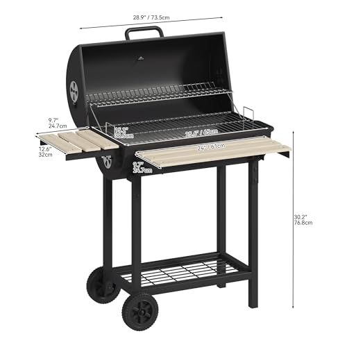 YITAHOME Large Charcoal Barbecue Grill with Pro Adjustable Smoker Box & Heat Control - Portable BBQ for Backyard, Family Gatherings, Tailgating (Includes Stainless Steel Tongs) 6 YITAHOME Large Charcoal Barbecue Grill with Pro Adjustable Smoker Box & Heat Control - Portable BBQ for Backyard, Family Gatherings, Tailgating (Includes Stainless Steel Tongs) - Image 6