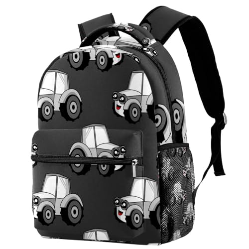 Sac à dos d'école tracteur multicolore 40cm pour adolescents et enfants