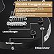 Rocktile LP-100 BL E-Gitarre (Korpus: Linde, Palisander Griffbrett, Finish: Schwarz High Gloss)