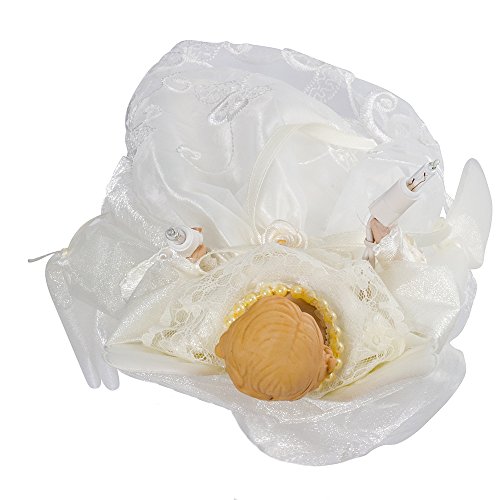 Kurt Adler 10-Inch Ul 10-Light Gold/Ivory Angel Treetop #TOP6