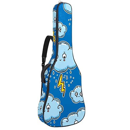 Sac à dos guitare étanche pour aller en cours de musique en hiver motif cerf