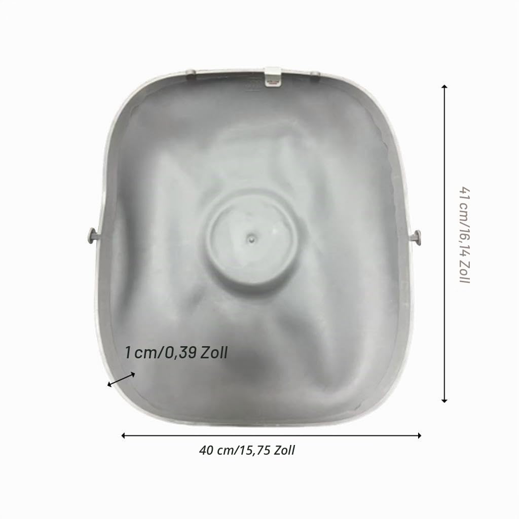 Gralara Katzentoilettenmatte, Silikon Katzenstreu Pad Ersatzteil, Selbstreinigende Katzentoilette, Auslaufsichere Silikonmatte, Antihaft Schnallen Design, Kompatibel mit Modell Ti, rutschfest