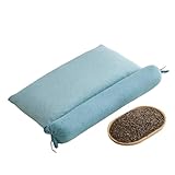 2-in-1 Detachable Innovative buckwheat Pillow, 3 Modes: Skin-Friendly, Breathable, Curve-Fitting, 3-Point Support for Neck/Shoulder/Head, aids Joints, deep Sleep, Multi-Protects Cervical Spine