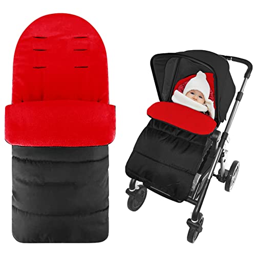 Cosytoes Footmuff,Baby Universal Footmuff Sleeping Bag with Adjustable Side Zips and Waterproof/Windproof Toddler Footmuff,Warm Cuddly Weather Resistant Baby Stroller Footmuff Fits Most Pushchair