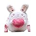 Mfacl Messenger Bag Plüsch Tasche Gefüllte Rucksack Kawaii Bag Kaninchen Plüschtier Spielzeug Rucksack Nette Messenger Bag Lolita Umhängetasche (Color : Pink, Size : 23cm)