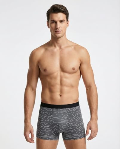 Image of REDX Comfort Mens Underwear Combo|Mens Printed Underwear|Stylish Innerwear for Men's Trunks Imported Nylon Fabric Multicolor Pack of 3