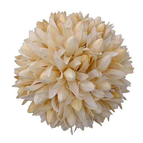 Cir Oases Decorative Balls Bowl/Tray &Floral Orb/Ball With Dried Potpourri, Artificial Decorative Balls For Vase Bowl Filler Table Decor For Home,Spa,Reiki,Meditation 03,4 Inch Diameter, Set Of 3 #TOP6