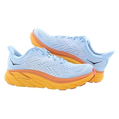 HOKA ONE ONE Clifton 8 Womens Shoes Size 8.5, Color: Summer Song/Ice Flow - Image 5