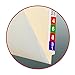 Smead End Tab File Pocket, Shelf-Master® Reinforced Straight-Cut Tab, 1 Pocket, Letter Size, Manila, 50 per Box (24115)