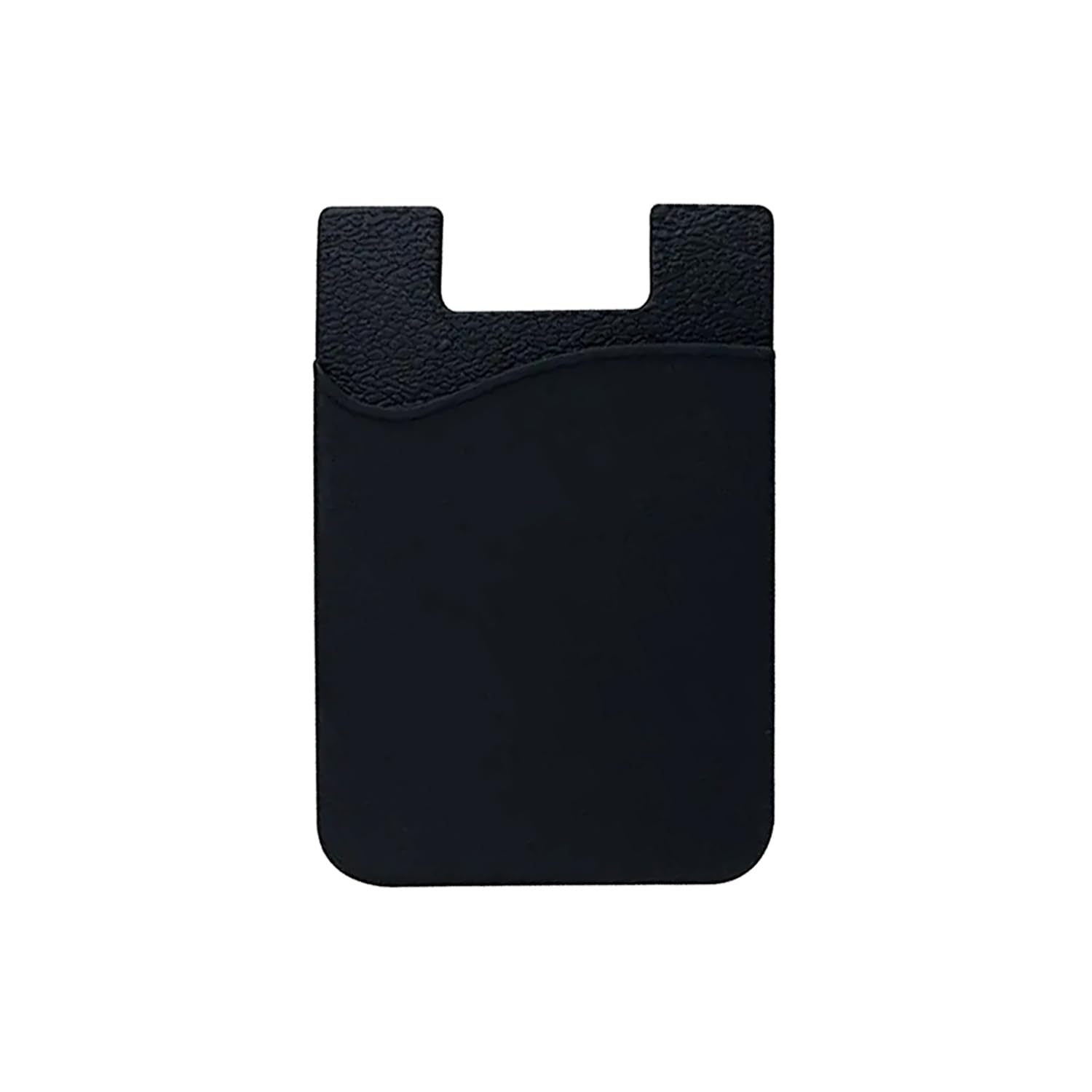 Mobile Phone Adhesive Card Holders, Mobile Card Holder Back Wallet, Silicone Adhesive Stick-on Credit Card ID Card Keeper, Business card holder for phones, Credit card holder for smartphones, (Black)