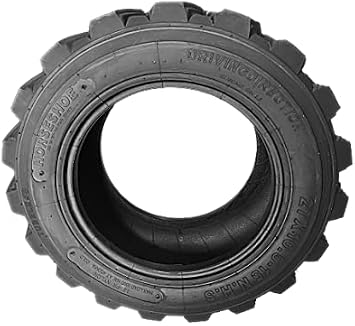 New HORSESHOE 27x10.50-15 12 Ply Skid Steer Loader Tubeless Tire w/Rim-Guard Super Duty F Load 27x10.5-15 NHS SKS1 L2/G2 T168