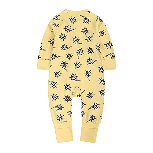 Kids Tales One Piece Baby Footed Zip Romper Pajama Long Sleeve Cotton Sleeper Infant Boy Girl Graphic Jumpsuit #TOP1