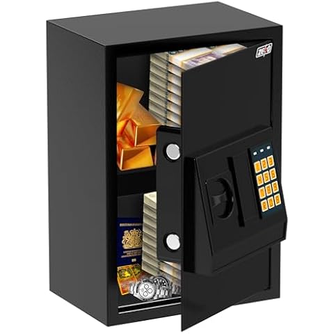 ZEN0 Large Digital Safe Box 45L with Fireproof Capability Cover