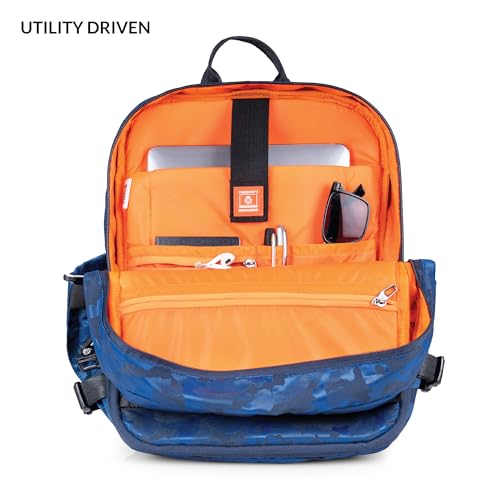 Image of MONKEY TROOPERS Walky Backpack Bag, With Bike-Mountable Skin, 15-Inch Laptop Compartment, Water Resistant, Modifiable Pockets, Touch-Sensitive Navigation Pocket, Travel, Biking, Hiking