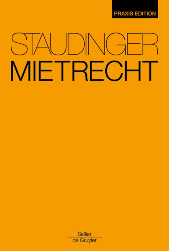 Mietrecht: Staudinger Praxis Edition