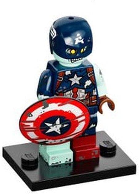 LEGO Marvel Series 1 Zombie Captain America Minifigure 71031