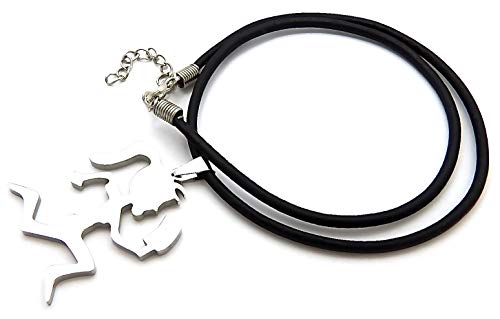 GWOOD Juggalette Pendant with 18 Inch Cord Necklace Silver Color2