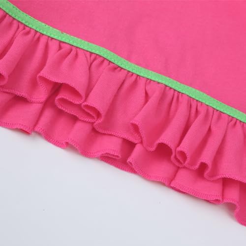Image of HILEELANG Toddler Girl Easter Outfit Spring Summer Cotton Leggings Pants Tees Shirts Clothing Sets