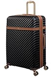 it luggage Sandringham 32' Hardside Checked 8 Wheel Expandable Spinner, Black