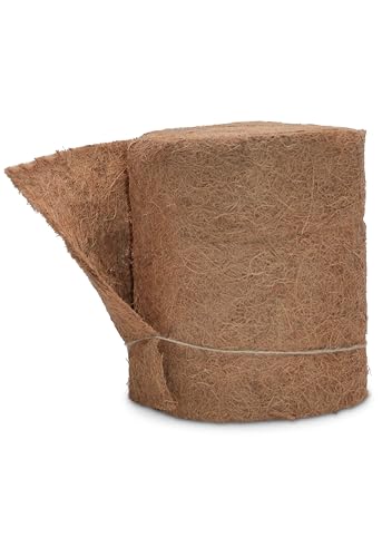 schlauchmeister 24 ... wir leiten's durch ... Tapis de protection hivernale en fibre de coco - 25 cm - Rouleau de 10 m - Protection contre le froid - Protection contre le gel pour plantes