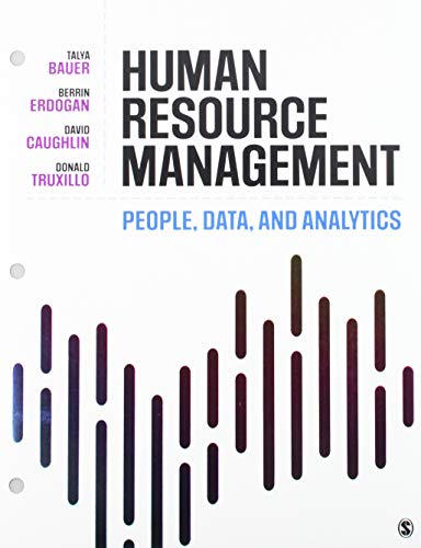 Human Resource Management: People, Data, and An... 1544364091 Book Cover