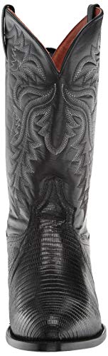 Dan Post Boots Mens Winston Lizard Round Toe Dress Boots Mid Calf - Black - Size 10.5 D #TOP1