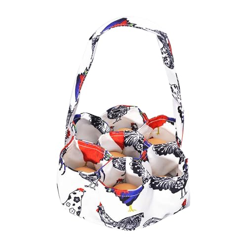 Panier à oeufs pour recueillir des oeufs, corbeille à oeufs, 7 sacs de collecte d'oeufs de poule Collecteur d'oeufs de poule, sac pratique pour œufs de poule, panier à œufs pour