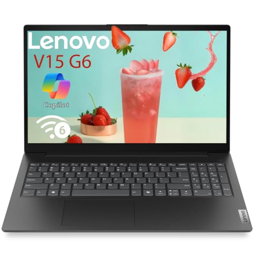 Image of Lenovo Portable Laptop for Business and Student with Office 365, 15.6 inch FHD, 16GB DDR5 RAM, 256GB PCIe SSD, Intel Dual-Core, WiFi 6, Bluetooth 5.2, USB-C, Fast Charging, Windows 11