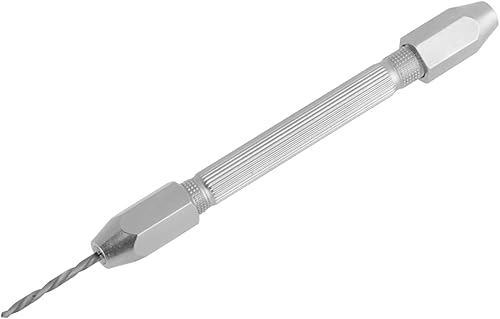 Miniatura 7 de Tornillo de doble extremo, herramienta de alambre de cobre trenzado de 4.1 in, tornillo de taladro manual con 10 brocas HSS para reparación de