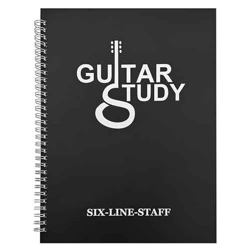 Carnet de tablature de guitare Musiin avec diagrammes d'accords et reliure à spirale