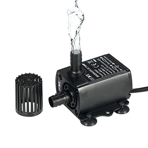 MnoMINI Water Pump Pond Pump Submersible Aquarium Pump Underwater Water Fountain Pump Sprinkler Pump for Ponds Fountain Aquarium Garden Pump