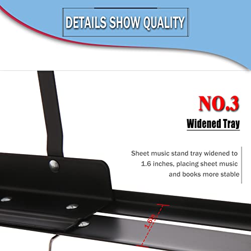 PTNOKA Expandable Folding Music Stand with Carrying Bag #TOP27