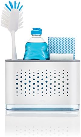 Minky TS10190101 Sink Tidy, White, 8.3 x 22.5 x 15.5 cm