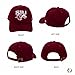 Desert Cactus Southern Illinois University Baseball Hat SIU Salukis Brimmed Embroirderd Hats Cap Adjustable Cloth Strap Adult (Style A) Maroon