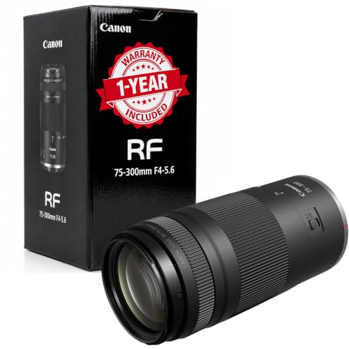 Canon RF75-300mm F4-5.6 Telephoto Zoom Lens for Canon RF Mount
