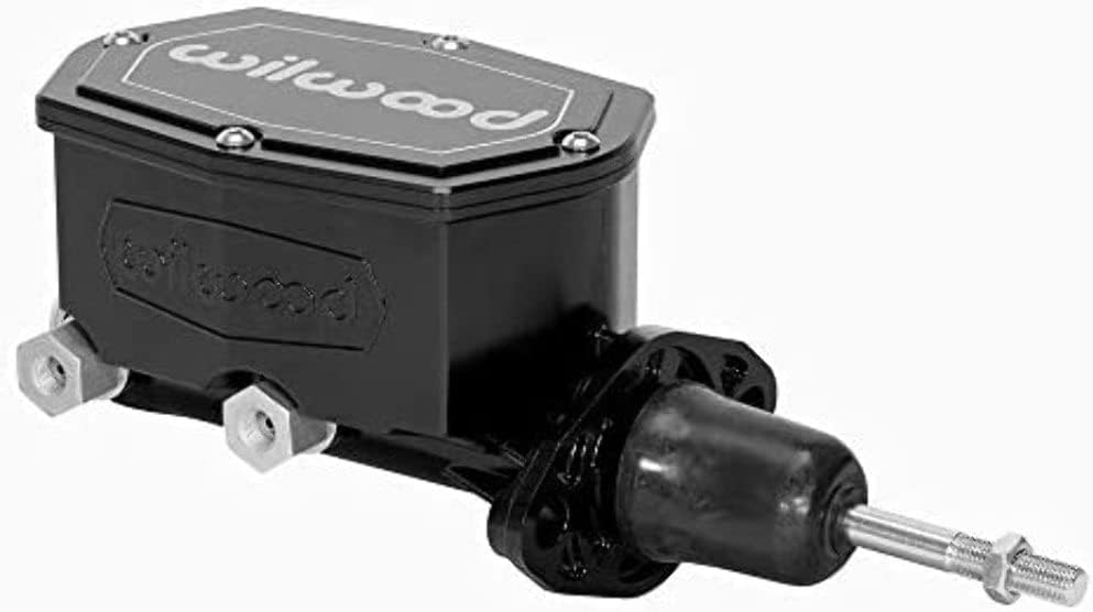 Wilwood 260-14957-BK Compact Tandem Master Cylinder w/Pushrod